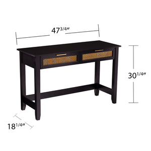 Two-tone entryway table w/ storage Image 7