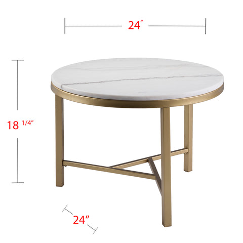 Image of Small space ready cocktail table or oversized accent table Image 8