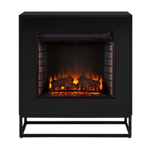 Modern electric fireplace mantel Image 3