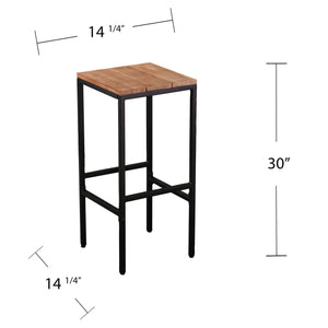 Backless barstools and matching bar-height table Image 6