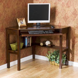 Corner computer desk with storage Image 3