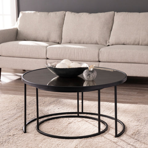 Image of Pair of nesting coffee tables Image 1