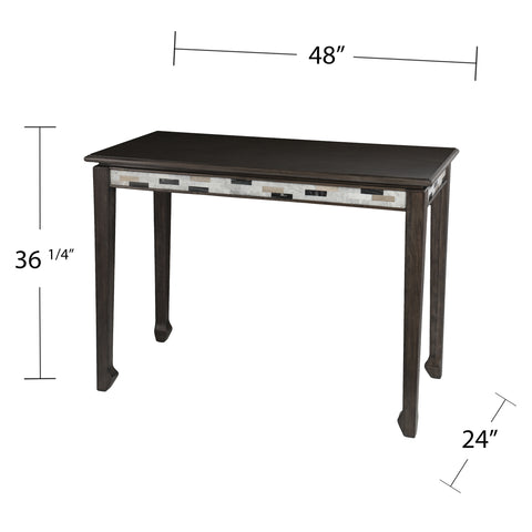 Image of Rectangular counter-height table Image 7