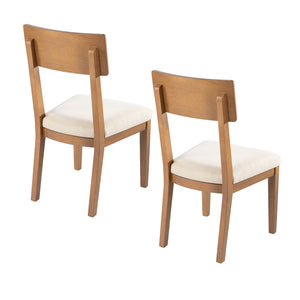 Pair of farmhouse dining chairs Image 8