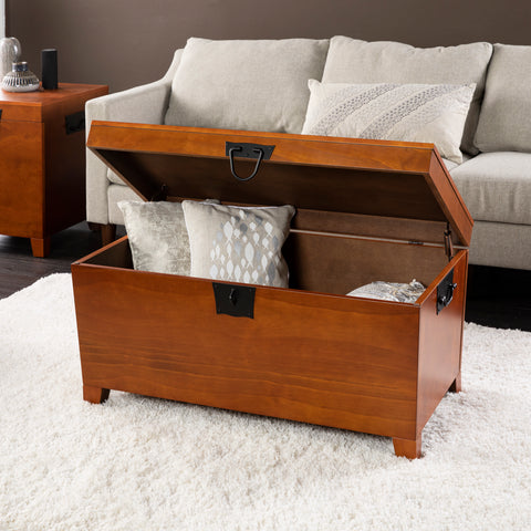 Image of Trunk style coffee table with storage Image 6