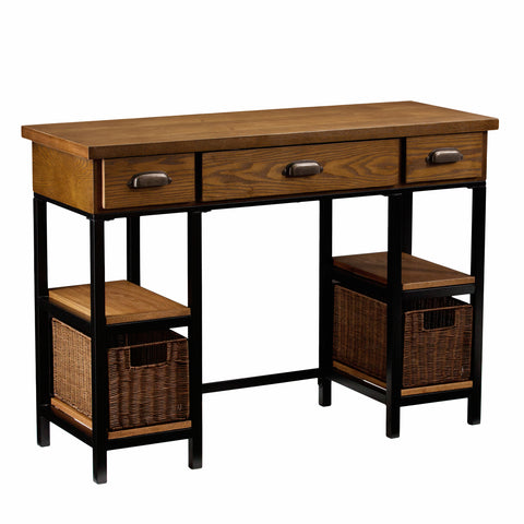 Image of Small space writing desk with storage Image 2